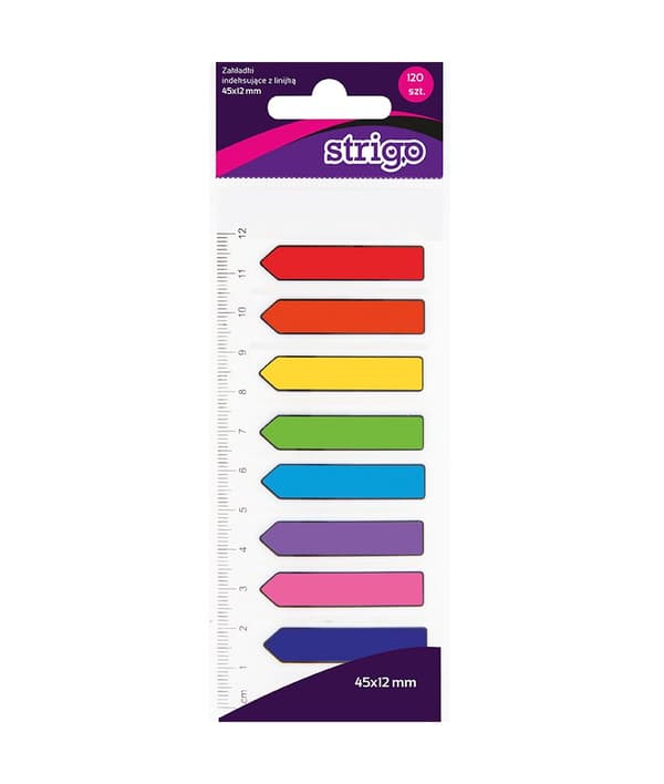 Indexflikar 45x12mm pil STRIGO