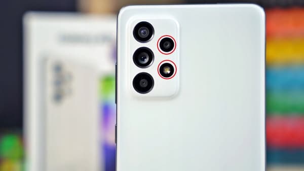 Samsung Galaxy A52 kameralinse