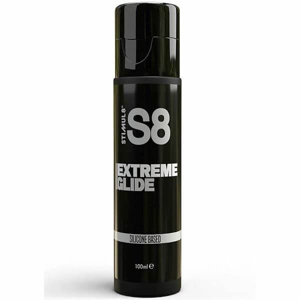 S8 Extreme Glide silikone intimgel 100 ml, langvarig effekt