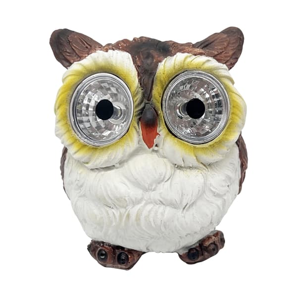 Solcellelampe OWL LED VK017S-2