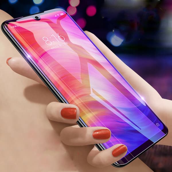 Hærdet glas 5D fuldskærmsglas til XIAOMI REDMI NOTE 7