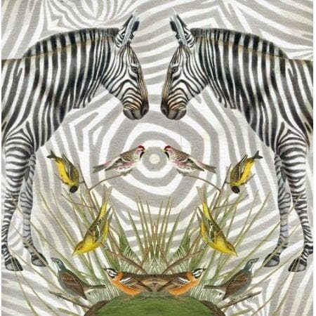 Firkantet kort med Zebra-kuvert
