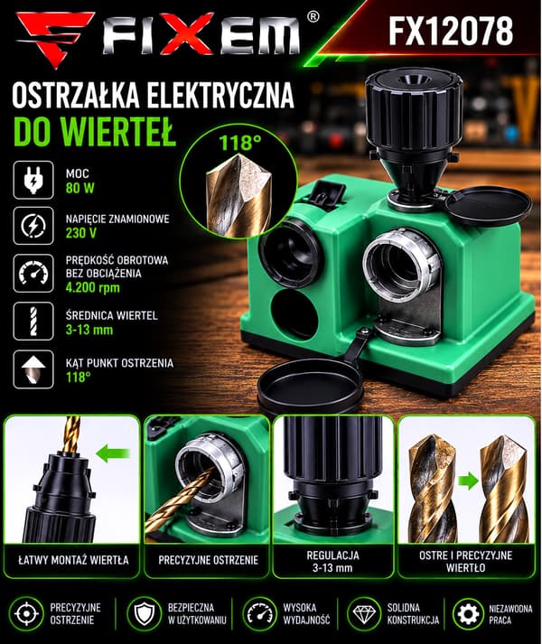 Sähköporan teroitin