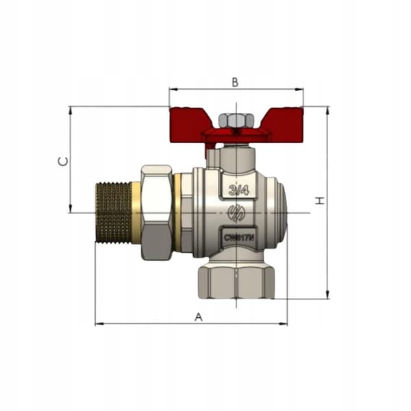 Arco 3/4'' kulventil 754304