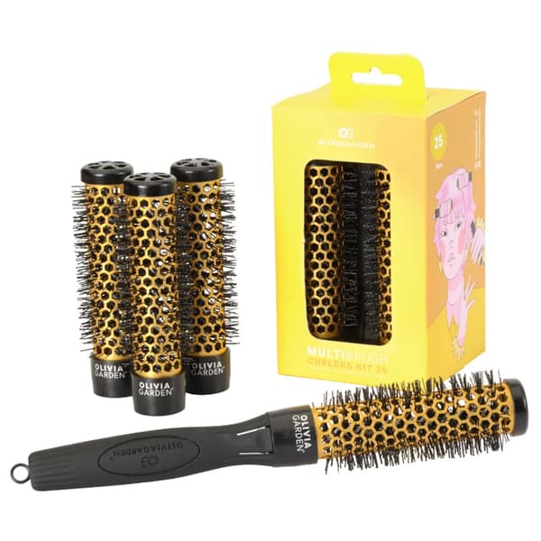 Olivia Garden MultiBrush Locktänger Kit - 25 mm