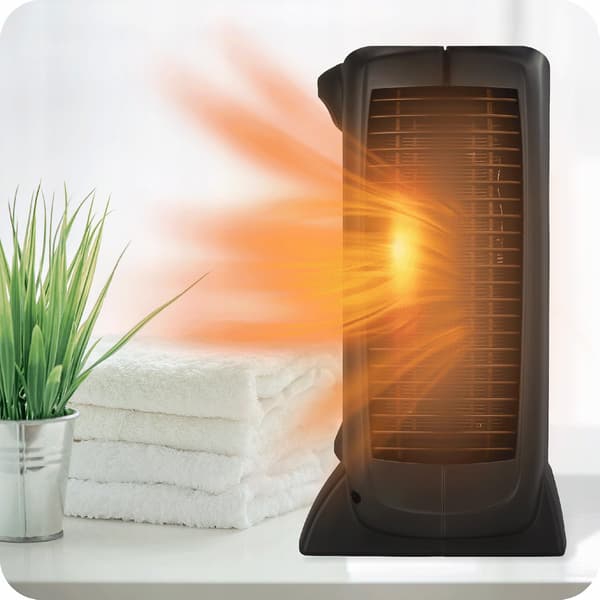 Elektrisk värmefläkt, termostat, effektreglering 2000W