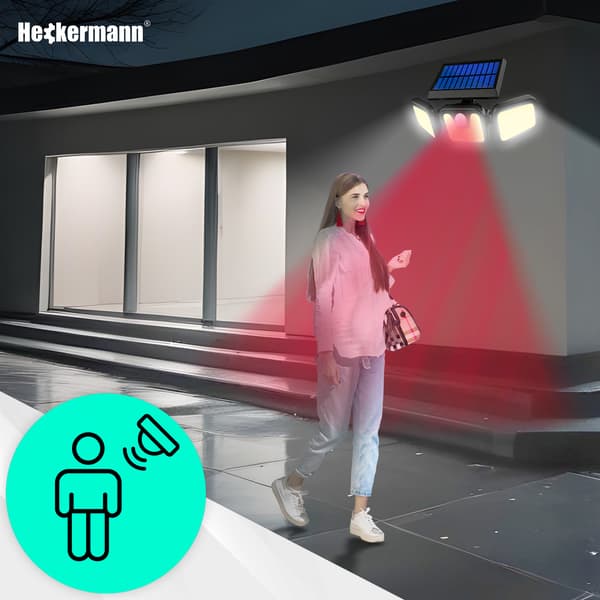 Heckermann JD2217 udendørs solcellelampe