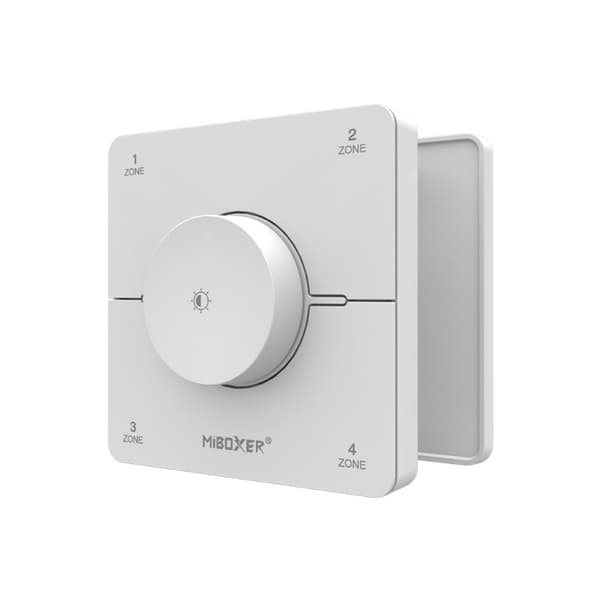 Miboxer K0S(W) rund panel (4 zoner, Mono/CCT) - vit