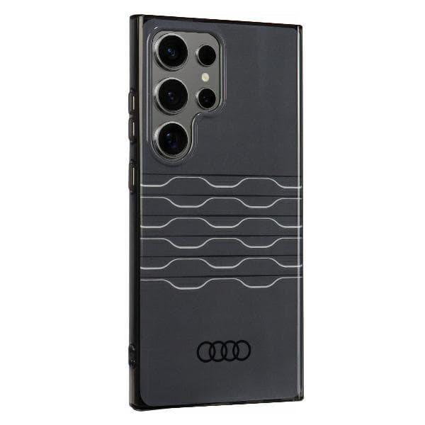 Audi IML Geometrisk Mønster Etui til Galaxy S24 Ultra, Sort