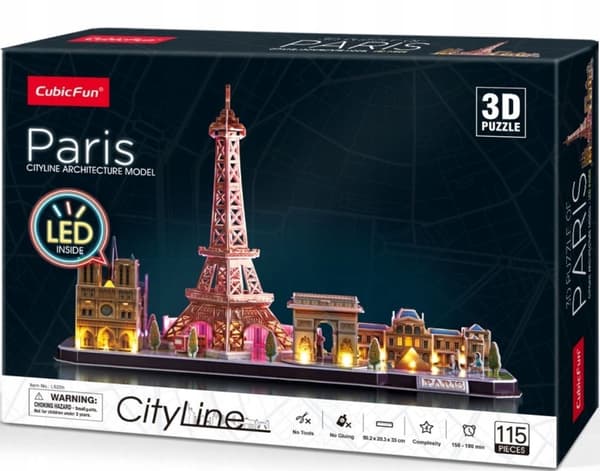 PUSLESPIL 3D BYLINJE PARIS L525H 5256