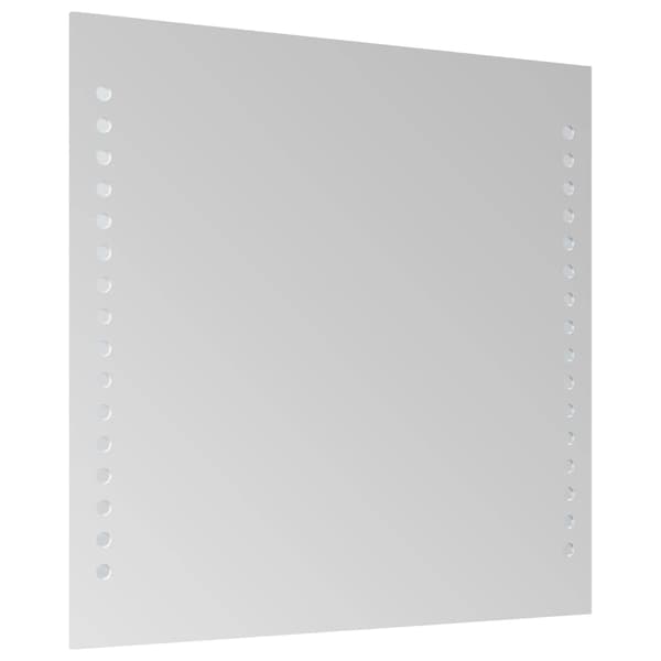 vidaXL Badrumsspegel med LED, 30x30 cm