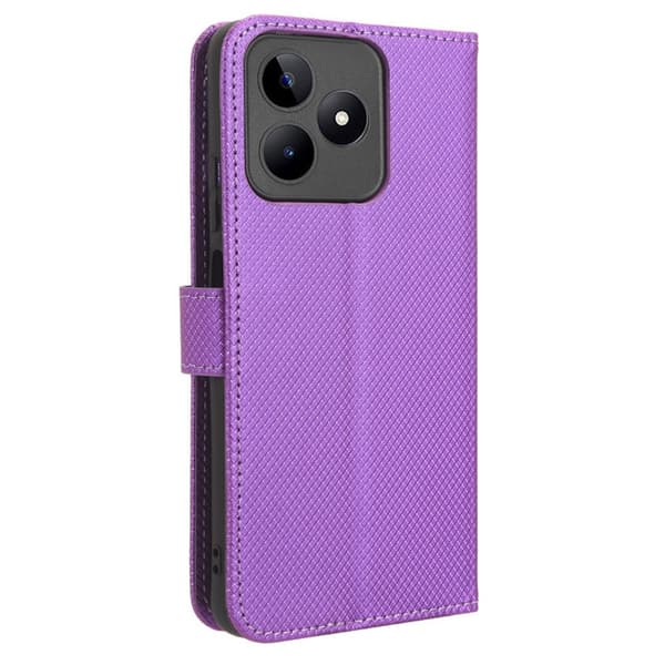 Realme Note 50 Flipfodral, Plånbok Smart Magnet, Lila