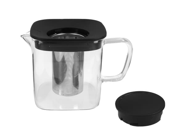 Glaskedel med infuser