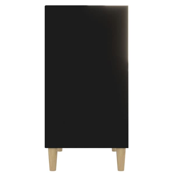 vidaXL sort skab, 57x35x70 cm, spånplade