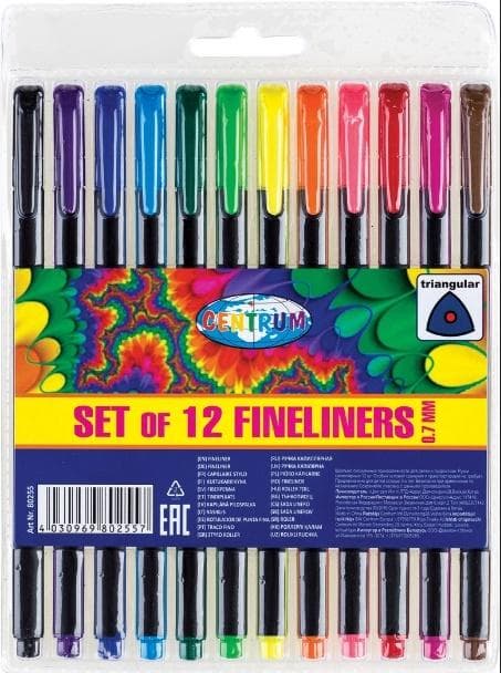 Sæt med 12 fineliners 80255