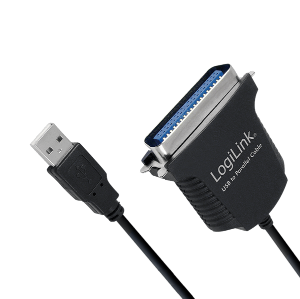 USB-tulostinsovitin, LogiLink Centronics36 1,8 m EPP, ECP, kaksisuuntainen