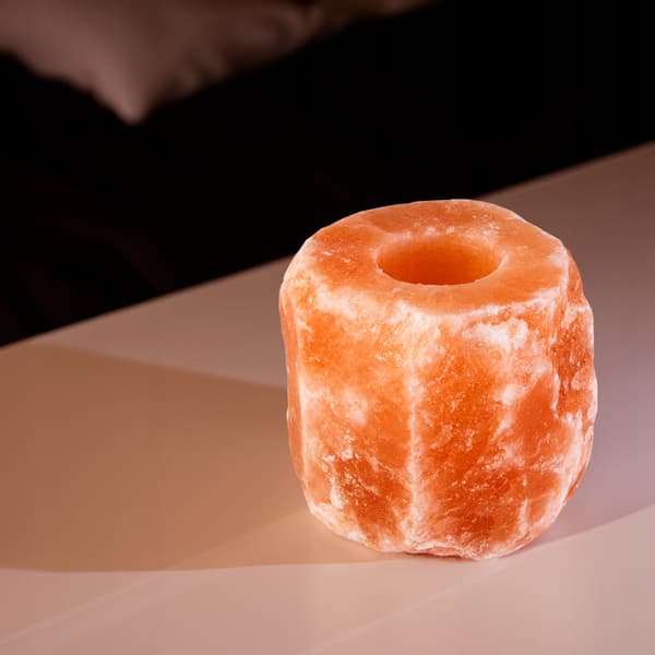 Luonnollinen suolakynttilänjalka