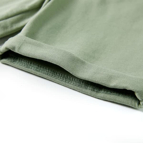 Barnshorts med dragsko, ljus khaki, 92