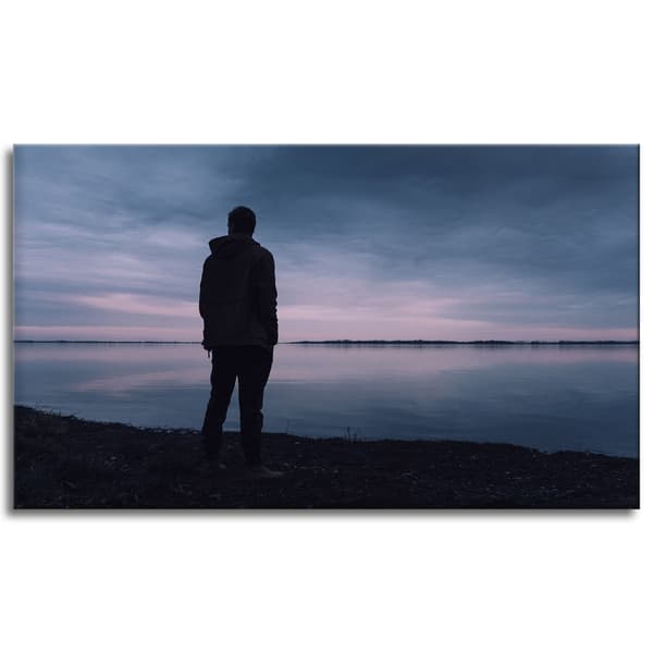 Canvastaulu Maisema Järvimies 120x70