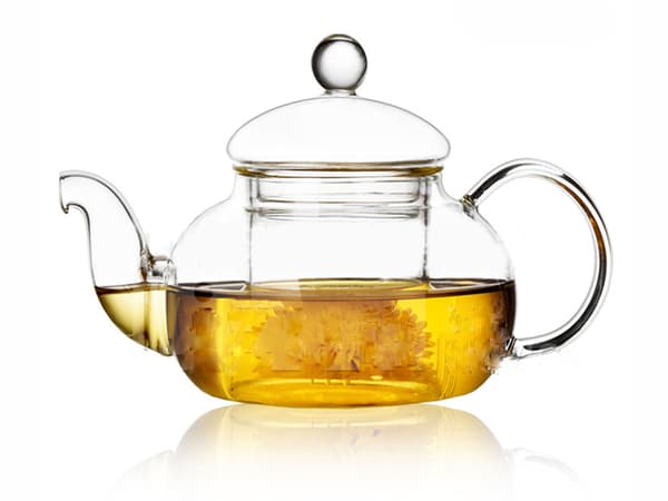 Stor glaskokare med infuser