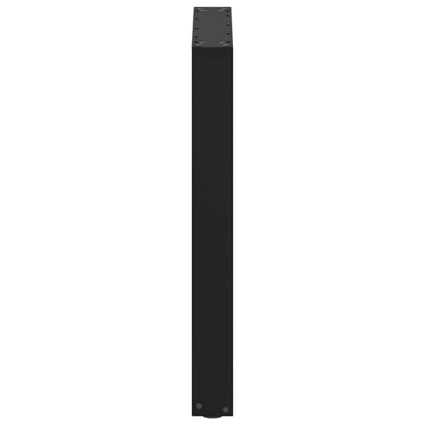 vidaXL sofabordsben, 2 stk., sort, 70x(72-73) cm, stål