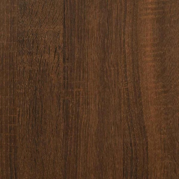 vidaXL sofabord brunt egetræ 60x44,5x45 cm