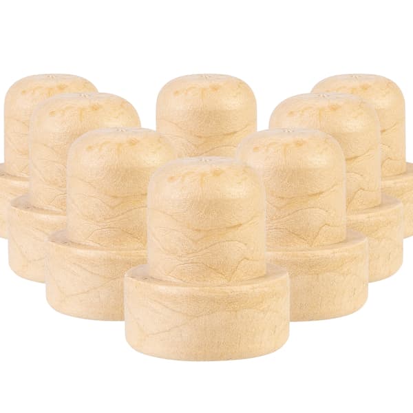 50x Syntetiska svampkorkar 20,5 mm flaskproppar vinflaskor
