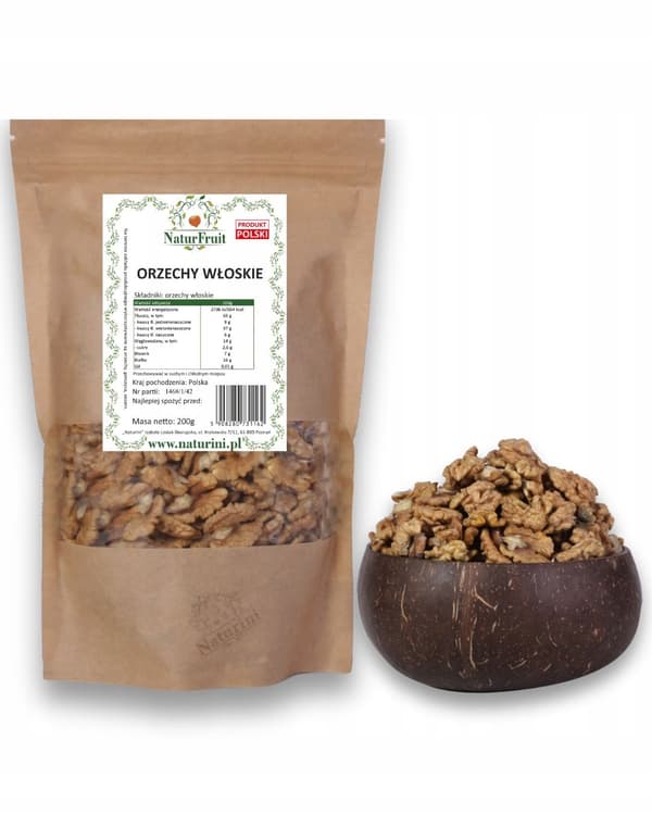 Polske PREMIUM valnødder 500g Naturini