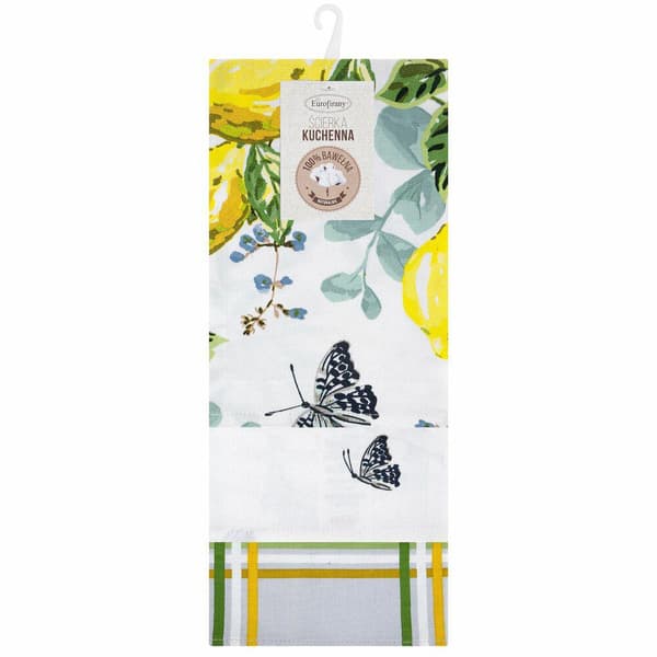 Sæt med 3 LEMON-klude 50x75 citron mo