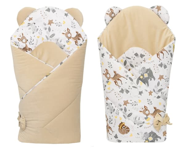 Babysjal SAMMETS cappuccino hjort beige