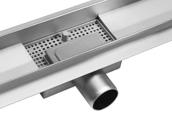 Lineær afløb Madeira 80 cm 75365 Bølge