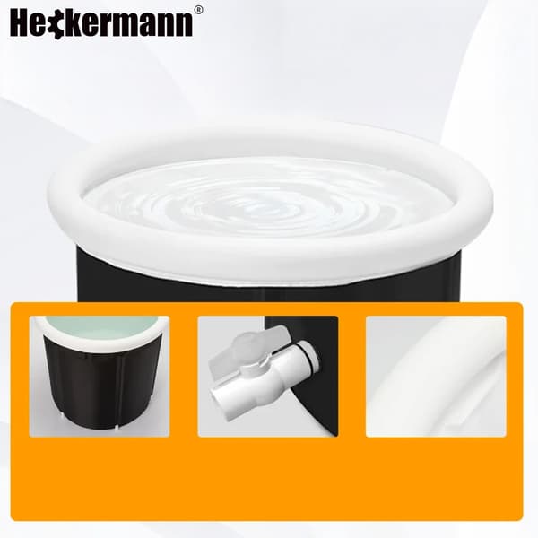 Heckermannin pyöreä jääkylpy 370L