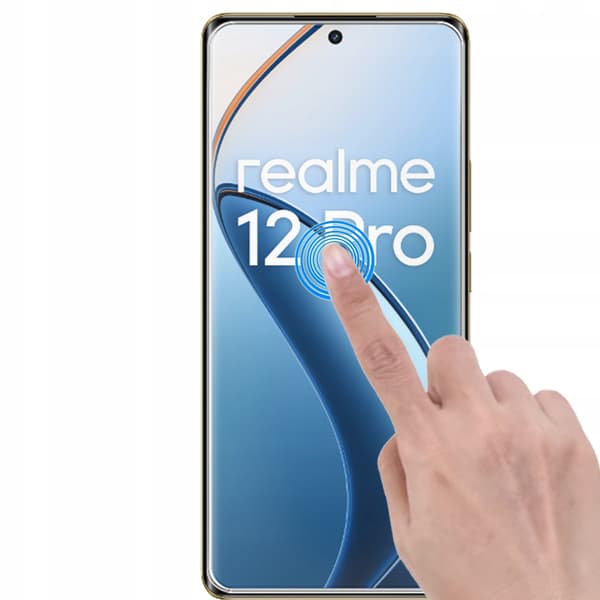 3x Härdat glas för Realme 12 Pro, 9H, set om 3