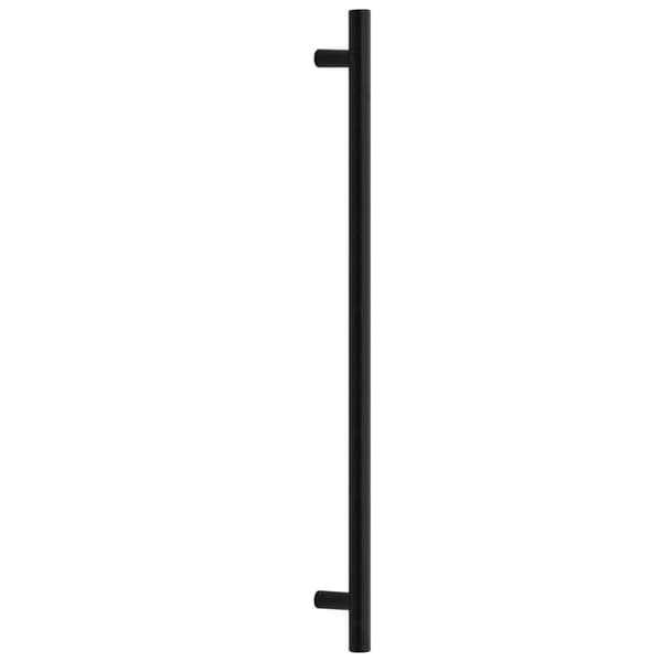 vidaXL skabsgreb 5 stk. sort 480 mm rustfrit stål