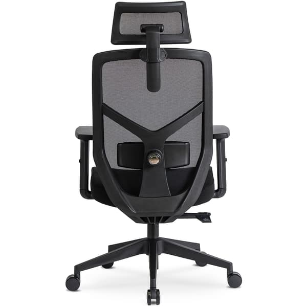 BENTO Sort Moderne Ergonomisk Drejelig Kontorstol