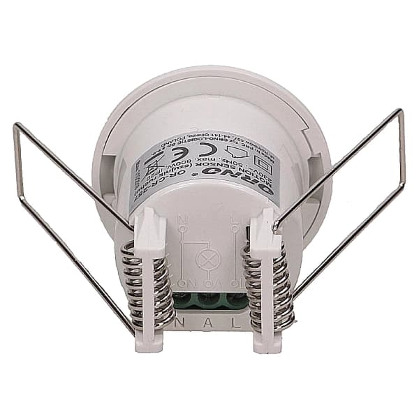 Mini LED-rörelsesensor för undertak, infälld montering, 360°