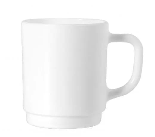 Bormioli stapelbar horeca-mugg 250ml opalglas catering 24 st