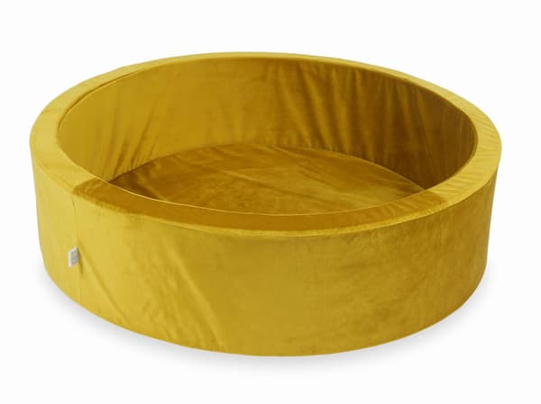Dry pool 110x30 fløjl guld uden bolde