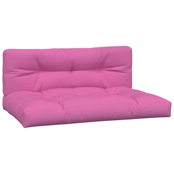 vidaXL Palldynor, set om 2, rosa, tyg