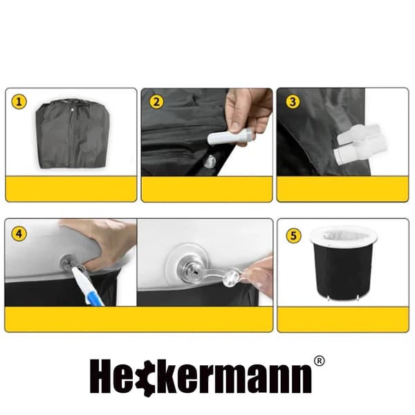 Heckermann rundt isbad 370L