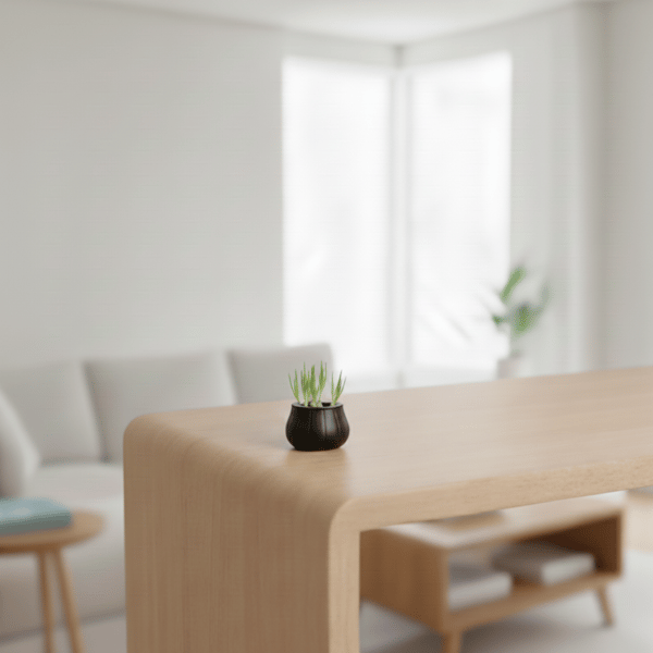 Sort dekorativ potte til krydderurter, moderne design