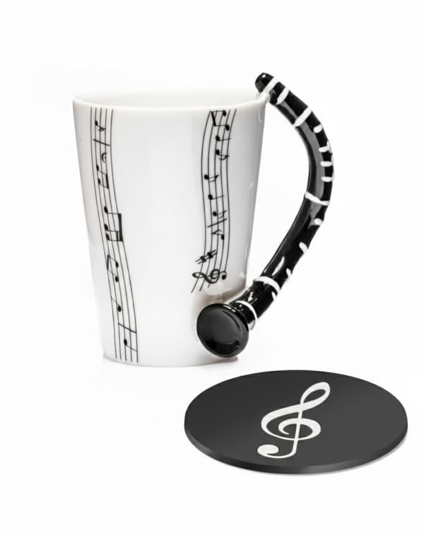 Musiikkiduo-setti - klarinetti-muki + alusta