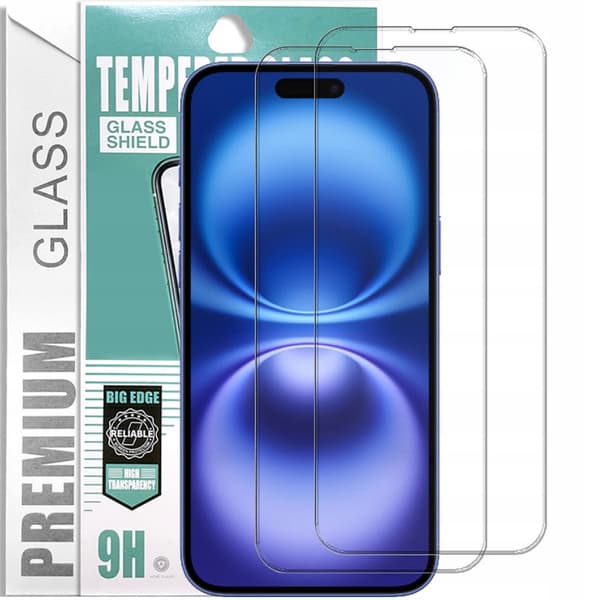 2x PremiumGlass 9H härdat glas för iPhone 16