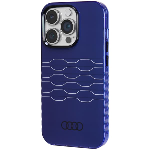 Audi IML MagSafe-etui til iPhone 14 Pro, marineblå
