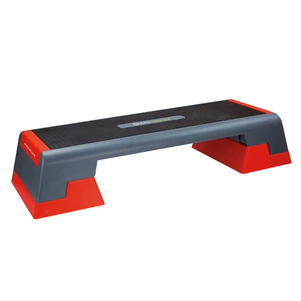 Aerobic step sort/rød AS007 HMS PREMIUM