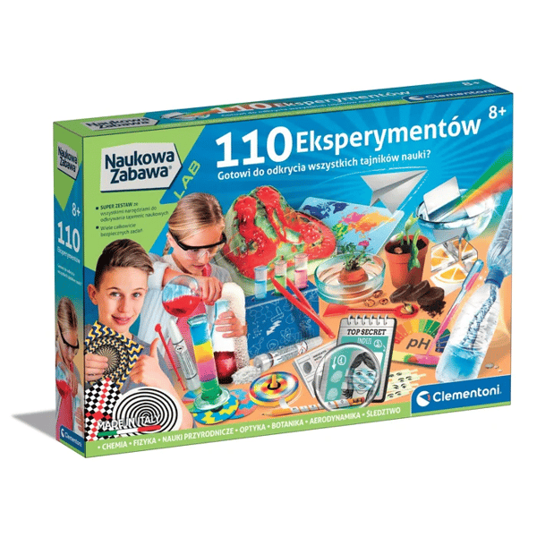 Vetenskapskul. 110 experiment. Clementoni 50720