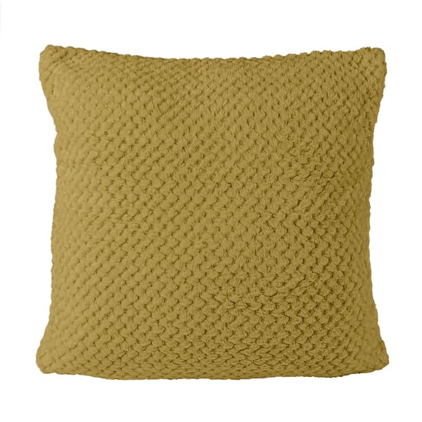 Jacquard örngott 40x40, olivfärgat