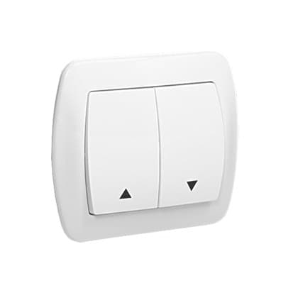 Avtryckarknapp AZ1/11 Akkord vit