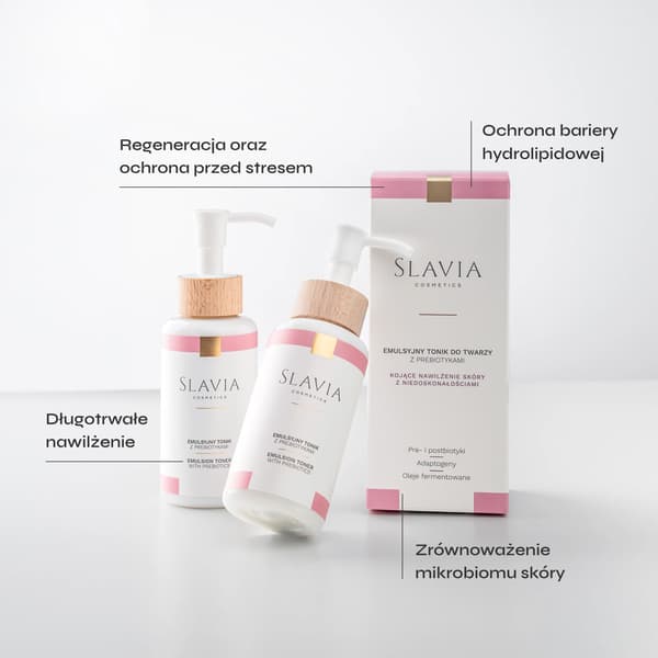 Emulsionstonic med præbiotika 100 ml - Slavia Cosmetics