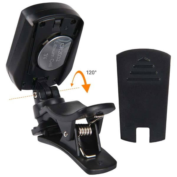 DNA LT23 clip-on tuner för basgitarr ukulele fiol kromatisk
